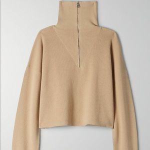 Aritzia: Babaton Rodin sweater in color: Sand Buff, size: XS